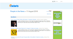 Desktop Screenshot of news.radaris.com
